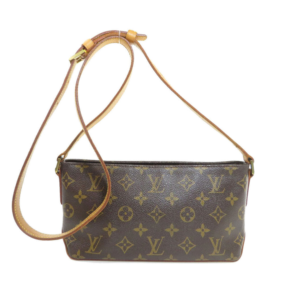 Louis Vuitton Shoulder Canvas Bag Trouter Monogram Brown